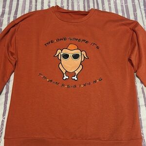 Like new Friends TV Show theme Thanksgiving sweatshirt